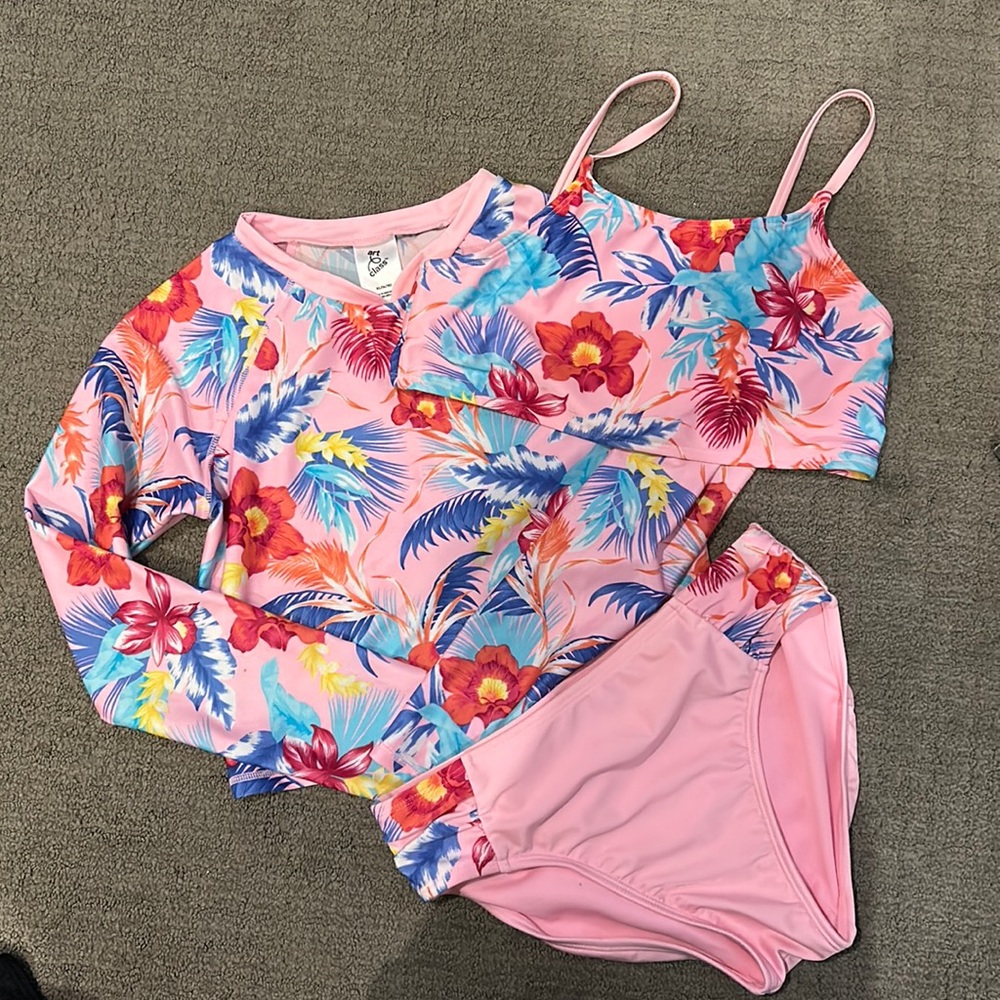 Pink swimsuit